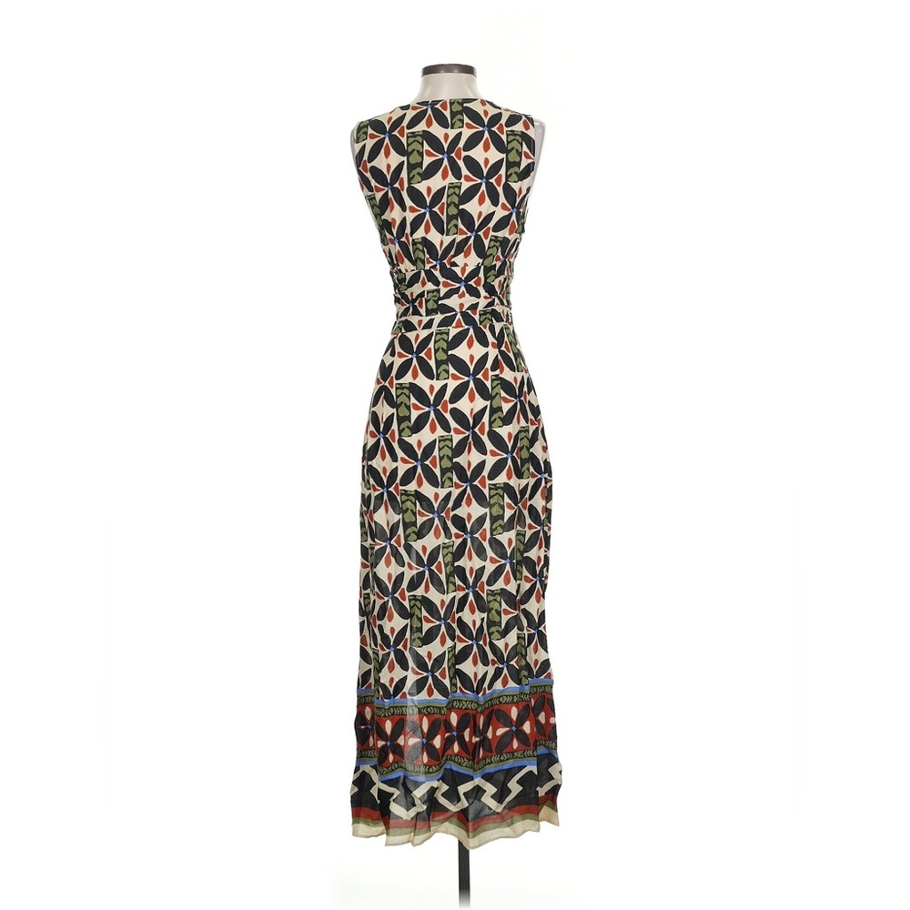 Zara sleeveless printed cut out midi dress - Picture 7 of 7